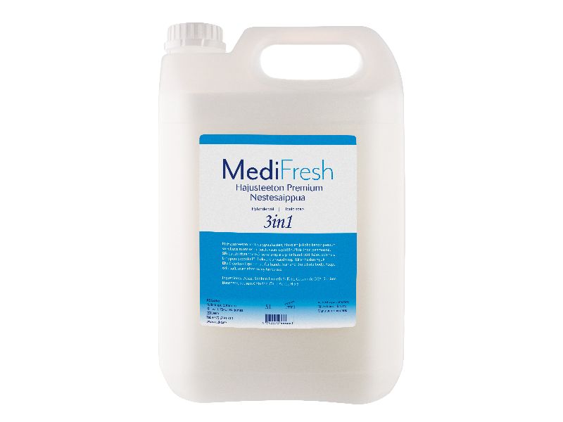 [85608] MediFresh Hajusteeton Premium nestesaippua 3in1 5 L