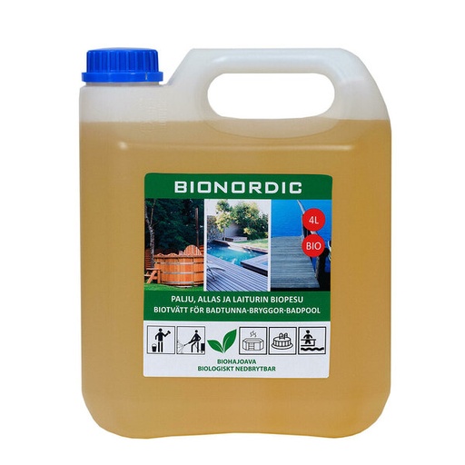[91463] BIONORDIC Palju-,allas ja laiturin biopesu 4 L