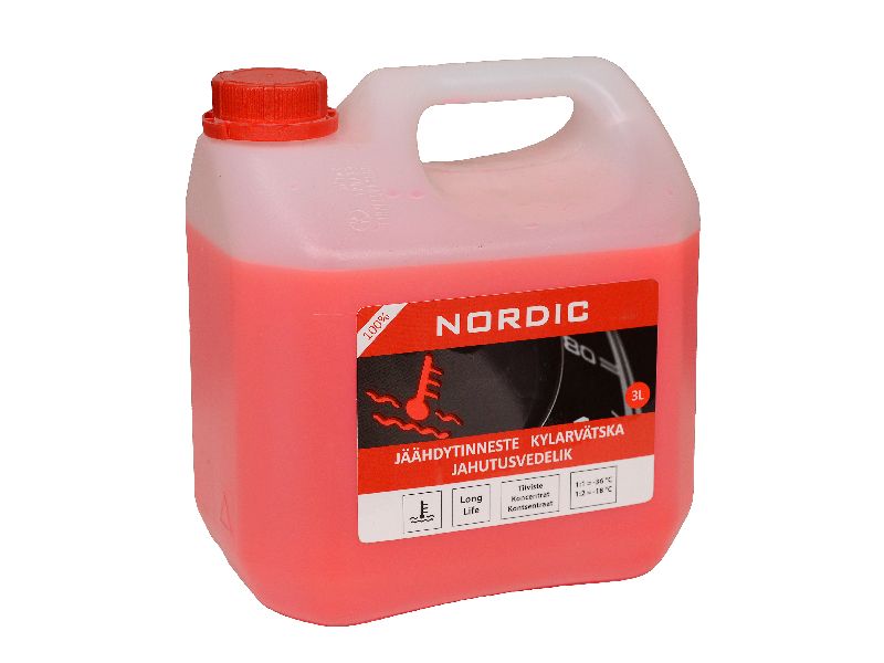 NORDIC Jäähdytinneste LongLife 100% 3 L 