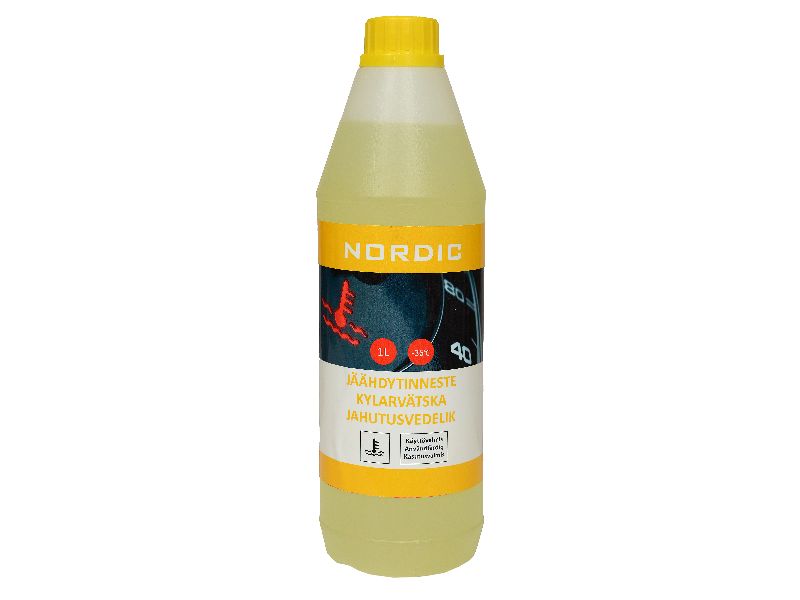 NORDIC Jäähdytinneste G12+ -36 1 L keltainen